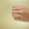 Förlovningsring Glans, 0.50ct, vitt guld Förlovningsring Glans, 0.50ct, vitt guld