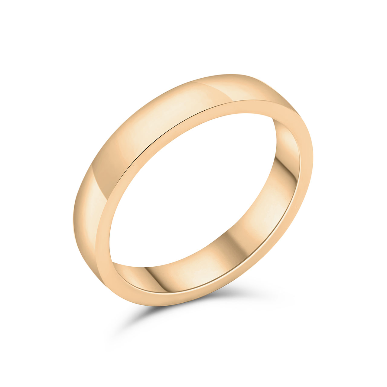 Vigselring Maple, 4 mm, rött guld Vigselring Maple, 4 mm, rött guld